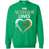 This Woman love Browns NFL football team - Sweatshirt
