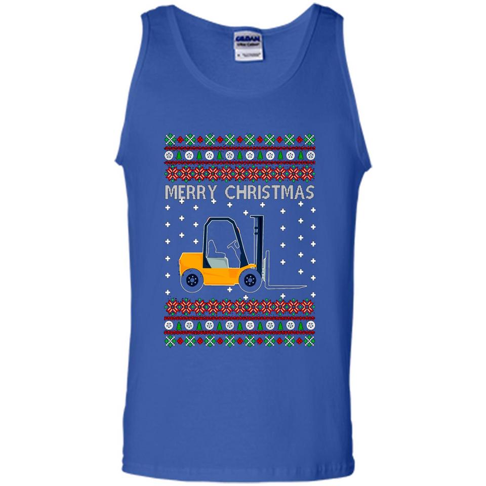 Merry Christmas Forklift ugly sweatshirt PINGPONG