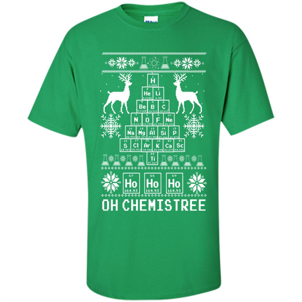 Oh Chemistry Tree Ugly Christmas Sweater - Shirt