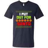 Cookies Out For Santa Christmas - Men's V-Neck