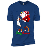 Merry Christmas Santa Claus With Big Dog sweater PINGPONG