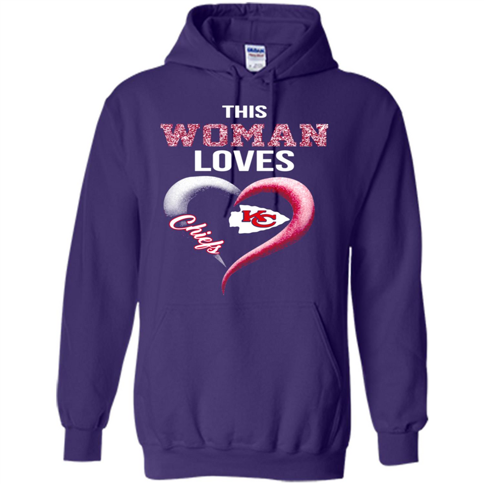 This Woman love Chiefs NFL football team - Hoodie