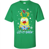 Minion Arizona Cardinals Ugly Christmas Sweater Let it Snow - Shirt