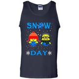 Snow Day Shirt For Detroit Lions Vs Minion Fans pingpong