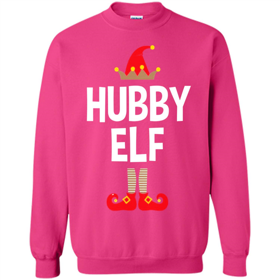 Hubby Elf Shirt - Family Matching Christmas Pajamas - Sweatshirt