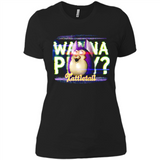 Wanna Play Tattletail - Ladies' Boyfriend T-Shirt