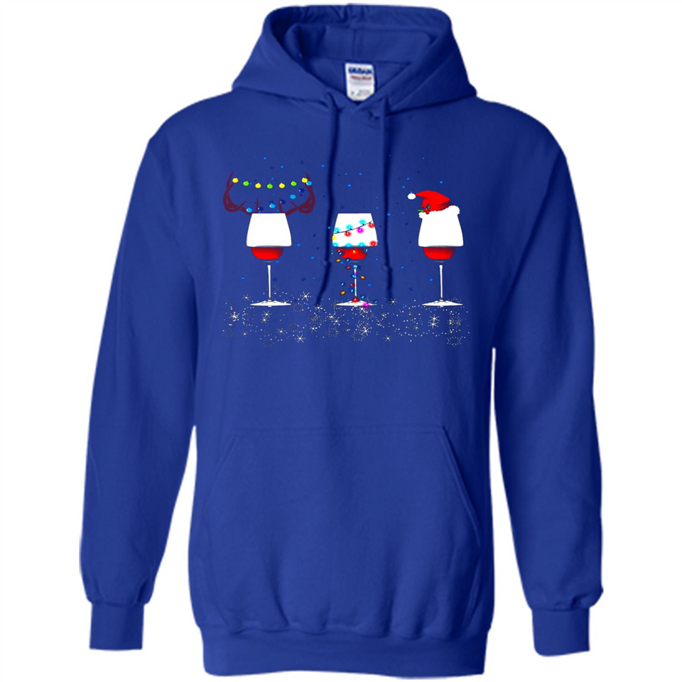 Christmas Red Wine Funny Merry Xmas Sweatshirt - Hoodie