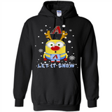 Minion Arizona Diamondbacks Ugly Christmas Sweater Let it Snow - Hoodie