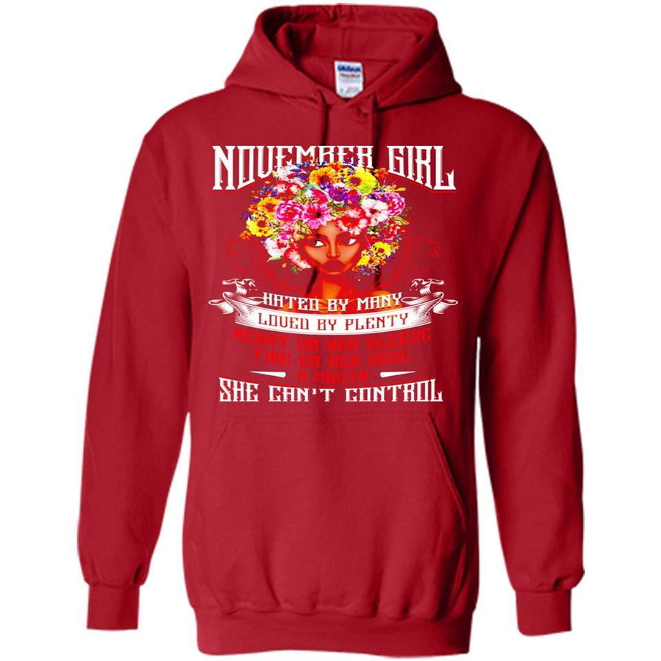 November Girl Flower - Hoodie