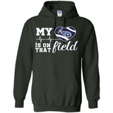 Tennessee Titans Football My Heart is on that Field - Hoodie