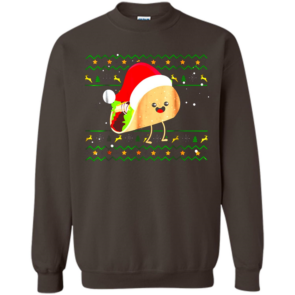 TACO Santa Hat Ugly Christmas shirt Ladies' Boyfriend
