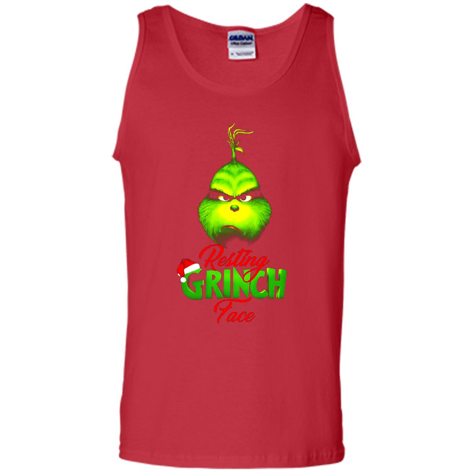 Resting Grinch Face Shirt PINGPONG - Tank Top