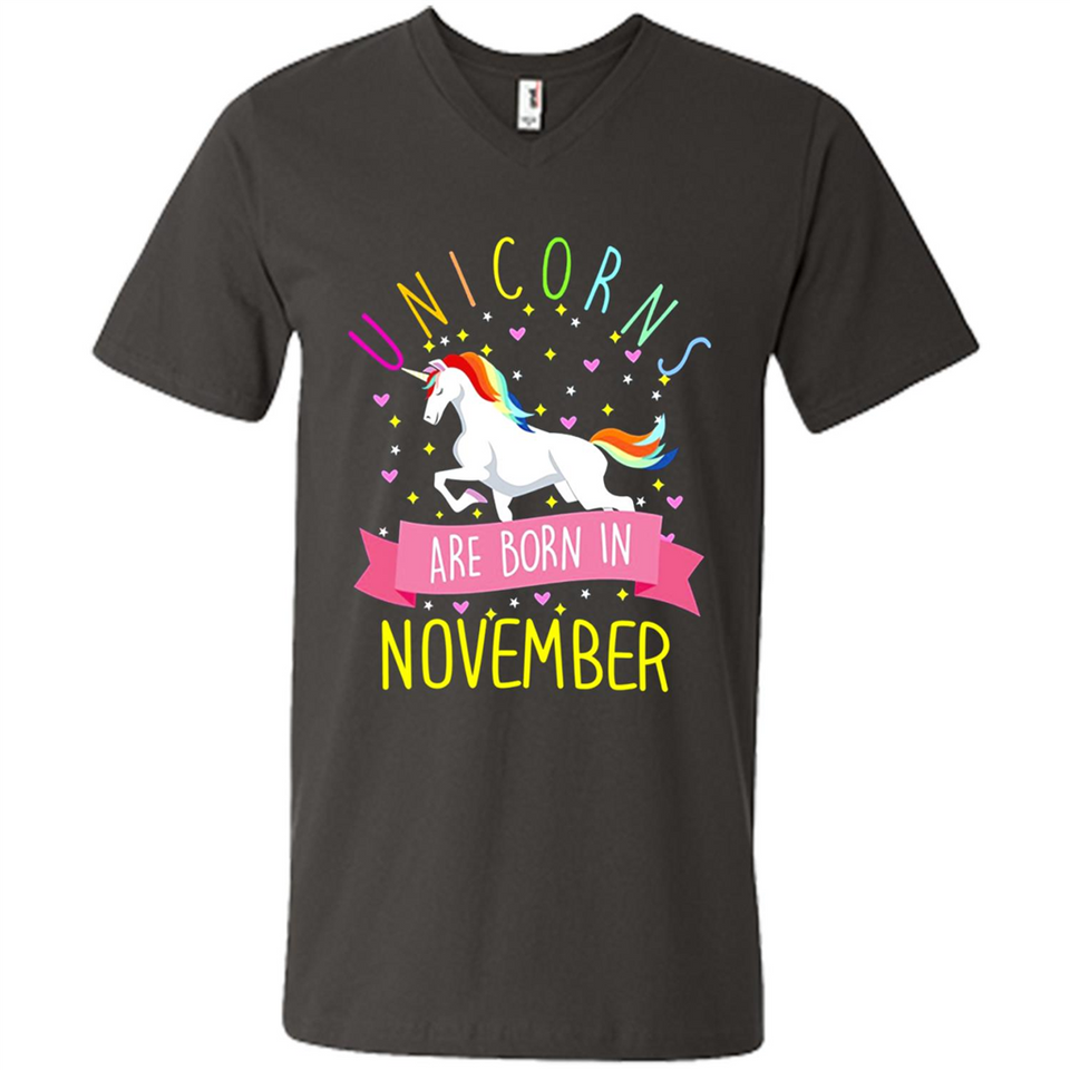 Unicorns Are Born In November T Shirt Hoodie Sweater