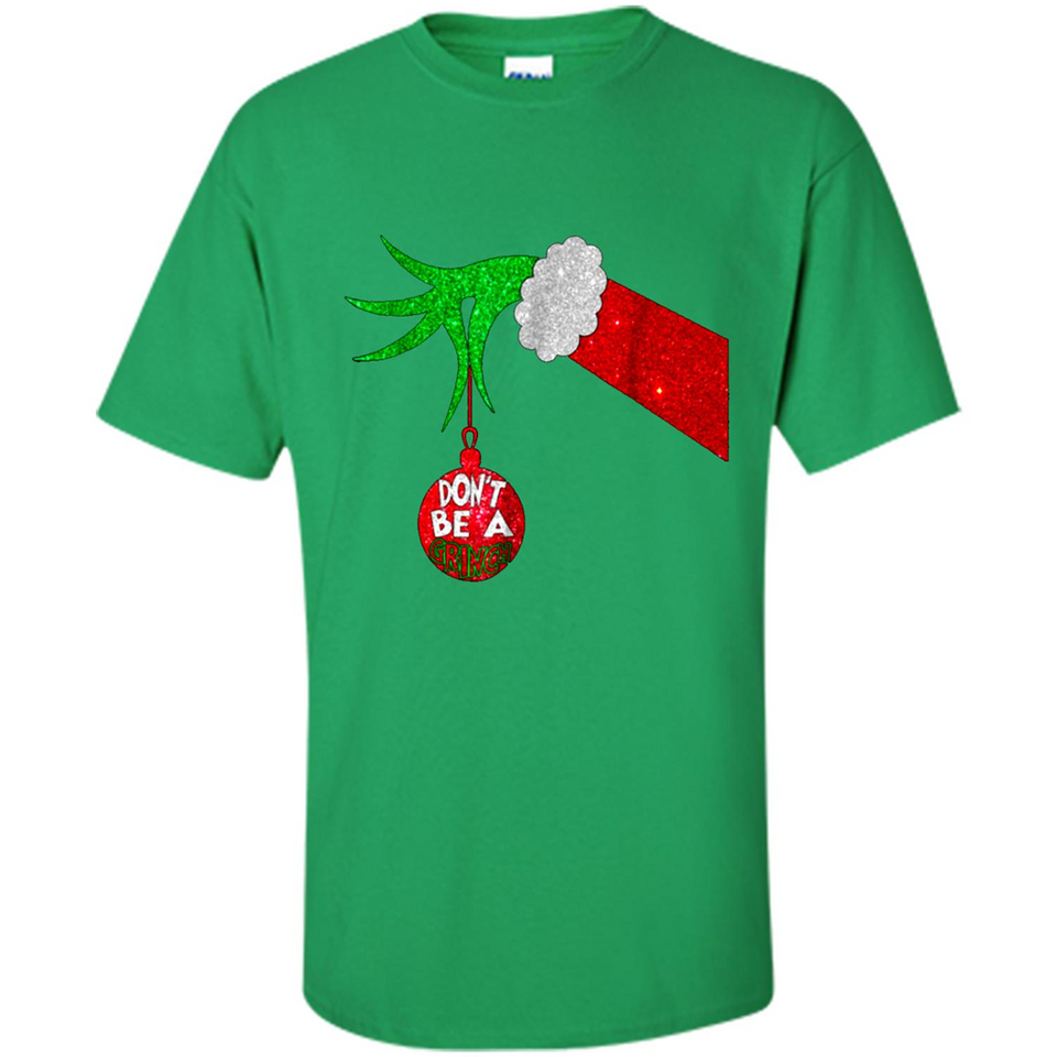 GRINCH HAND HOLDING CHRISTMAS ORNAMENT - DON'T BE A GRINCH PINGPONG