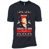 Nigel Thornberry Smashing through the snow Christmas sweatshirt PINGPONG