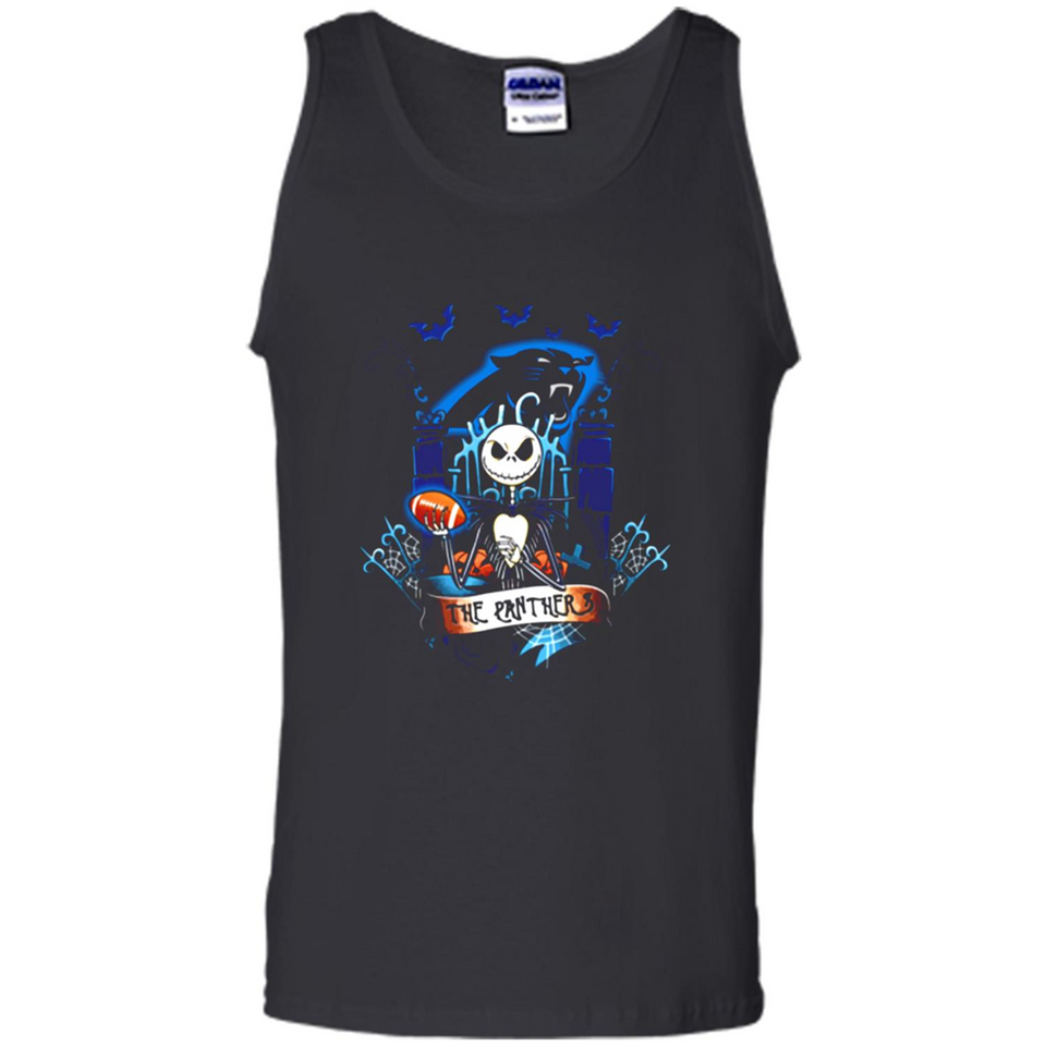 Carolina Panthers Halloween The Nightmare Before Christmas - Tank Top