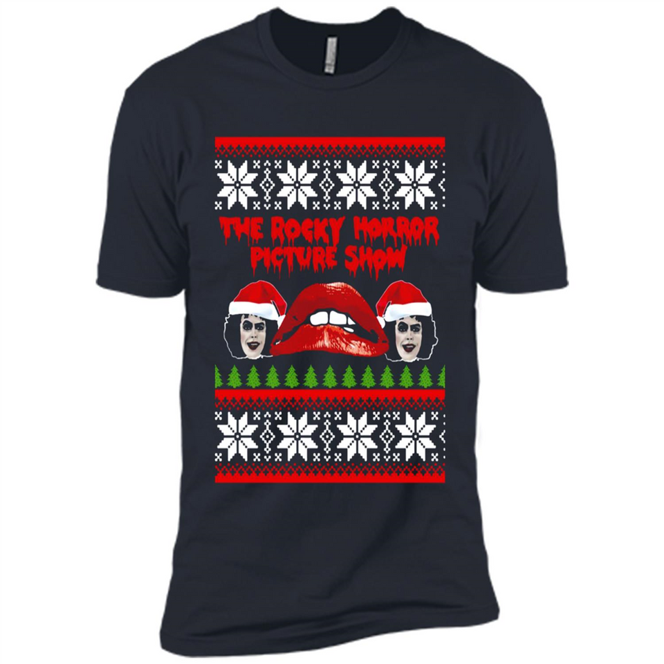 The Rocky Horror Picture Show Christmas sweater - Premium Short Sleeve T-Shirt