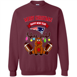 New England Patriots NFL Reindeer Funny Merry Christmas And Happy New Year