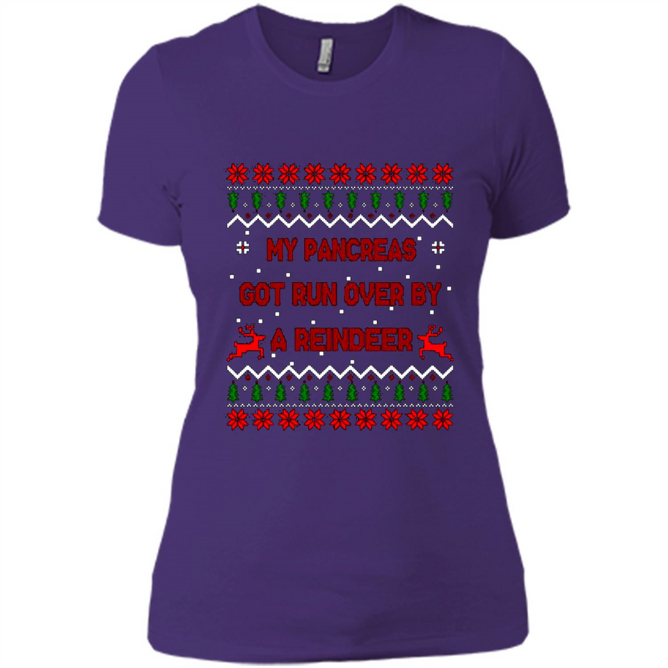 My Pancreas Got Run Over By A Reindeer Diabetes Christmas sweater PINGPONG