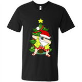 Dabbing Santa Christmas In July - Men's V-Neck