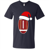 Christmas Football Shirt - Football Santa Hat Christmas