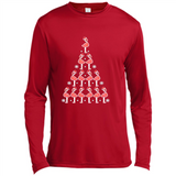 Flamingo Christmas Tree Flamingo - Canvas Long Sleeve T-Shirt