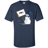 Seattle Seahawks Snowman Funny