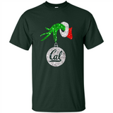 Amazing California Golden Bears Glitter Grinch Monogram Ornament Christmas Gift - Shirt