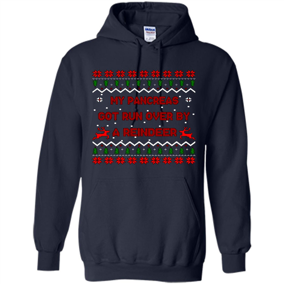My Pancreas Got Run Over By A Reindeer Diabetes Christmas sweater PINGPONG