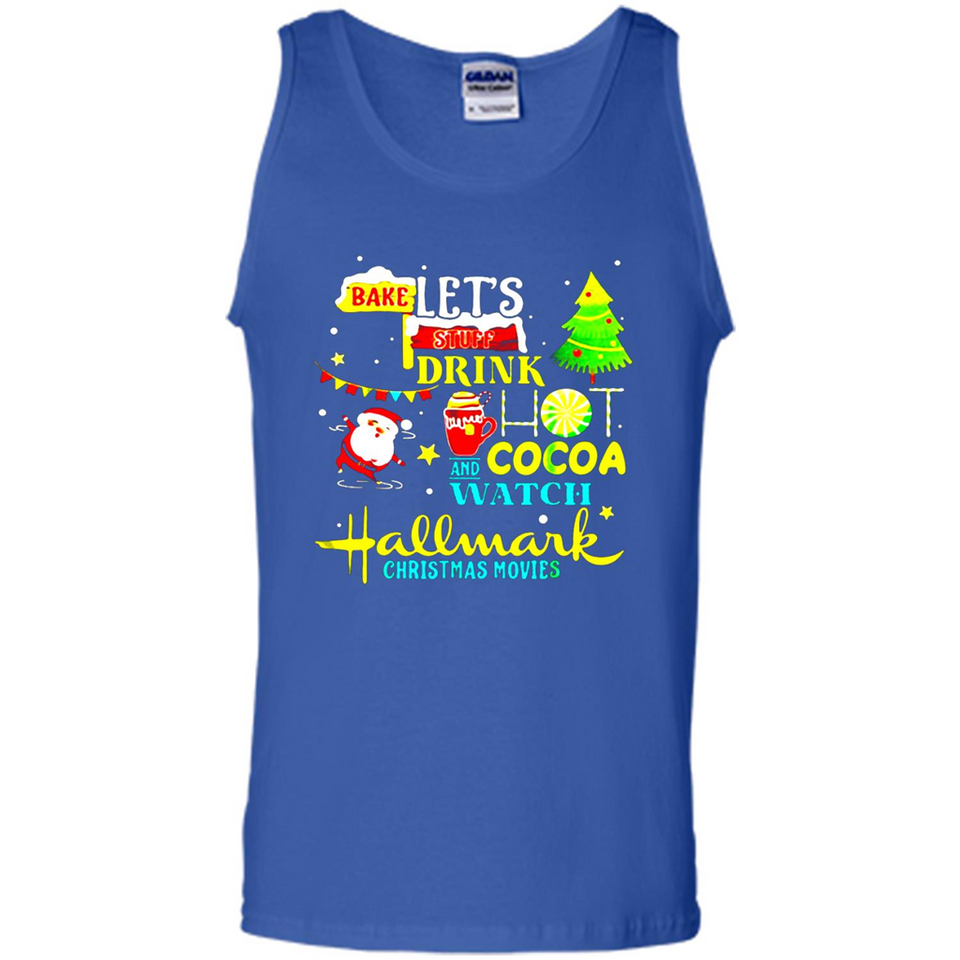 Santa claus i just want to bake stuff and waych christmas movi PINGPONG - Tank Top
