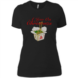 Christmas Ugly Sweater A Jew On Christmas - Ladies' Boyfriend T-Shirt