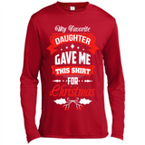 My Favorite Daughter Gave Me This Shirt For Christmas Gift - Canvas Long Sleeve T-Shirt