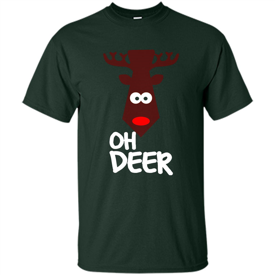 Oh Deer Christmas Reindeer Black mugs PINGPONG - Shirt
