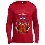 Seattle Seahawks NFL Reindeer Funny Merry Christmas And Happy New Year
