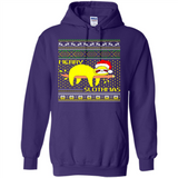 Merry Slothmas Sloth Christmas Sweater PINGPONG - Hoodie