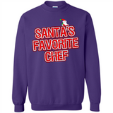 Funny Christmas Clothes - Santas Favorite Chef - Sweatshirt