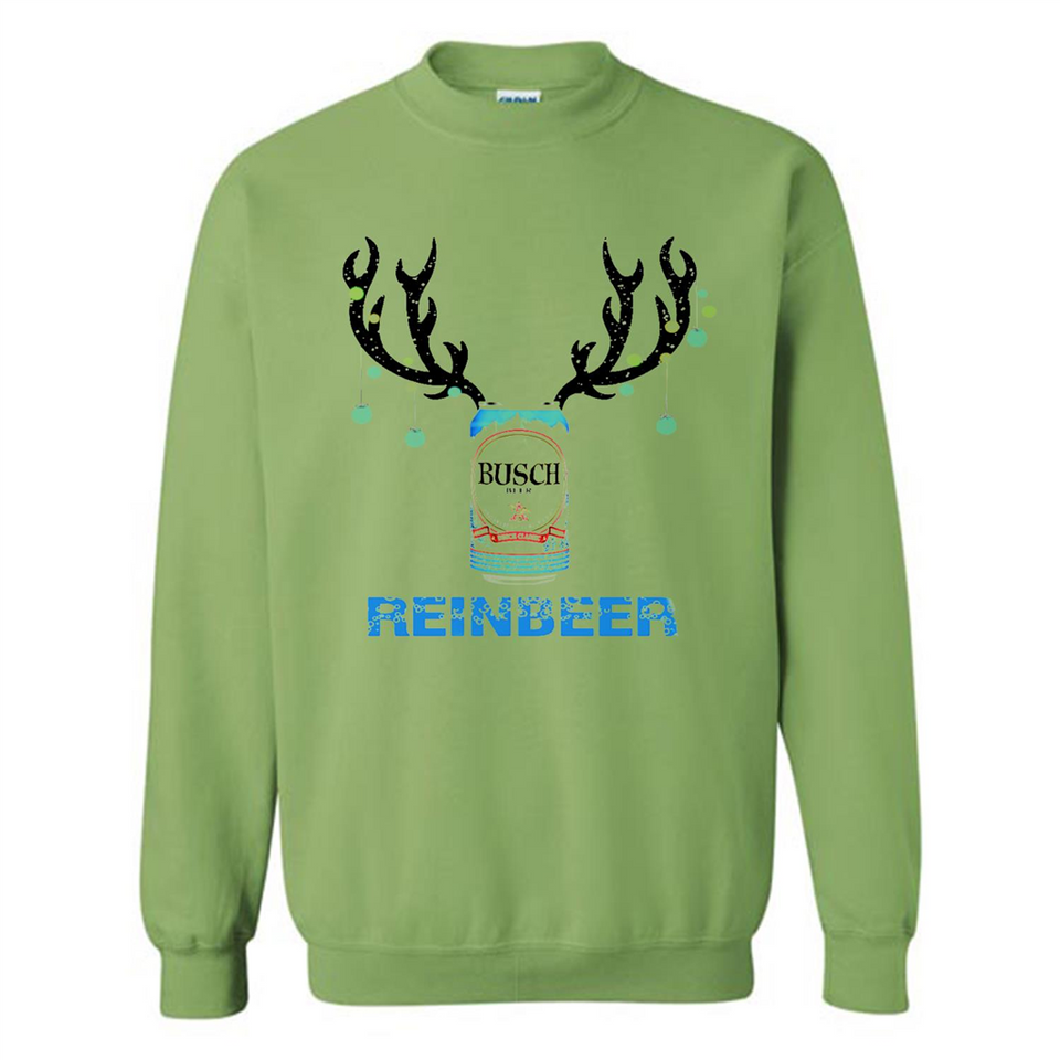 Busch Reinbeer Funny Beer Reindeer Christmas Sweatshirt - Sweatshirt