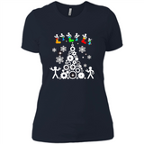 Funny Mechanics Ugly Christmas 2018 - Ladies' Boyfriend T-Shirt