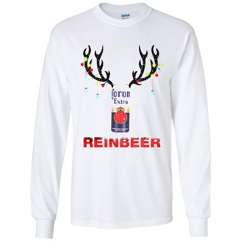 Corona Extra reinbeer Christmas - Long Sleeve T-Shirt