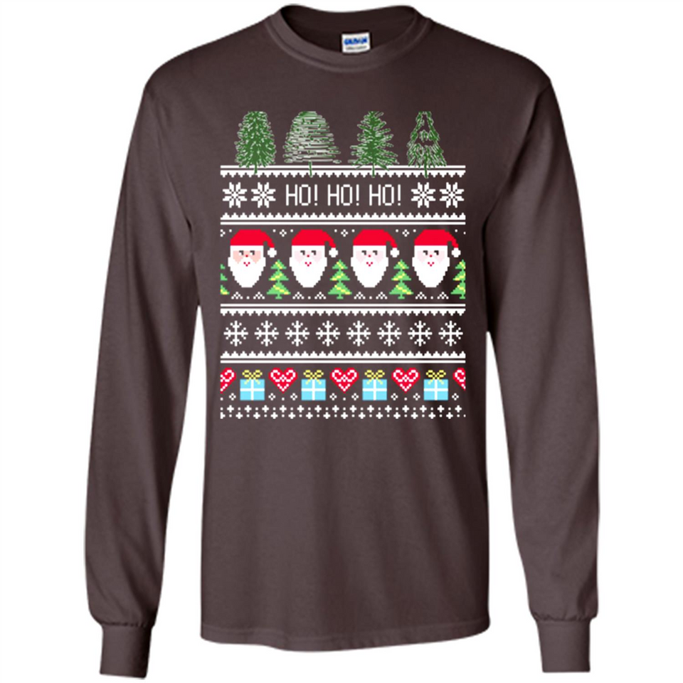 Ugly Merry Christmas Tree Santa Snowflakes