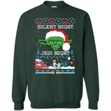 YODA SILENT NIGHT JEDI NIGHT CHRISTMAS UGLY SWEATER