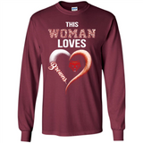 This Woman love Browns NFL football team - Long Sleeve T-Shirt