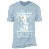 Olaf frozen ugly christmas sweater - Premium Short Sleeve T-Shirt