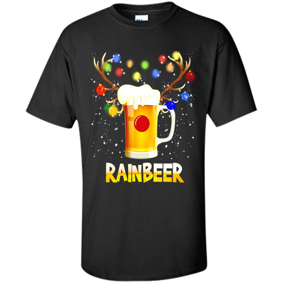 Rainbeer Christmas Reindeer Beer Drinking