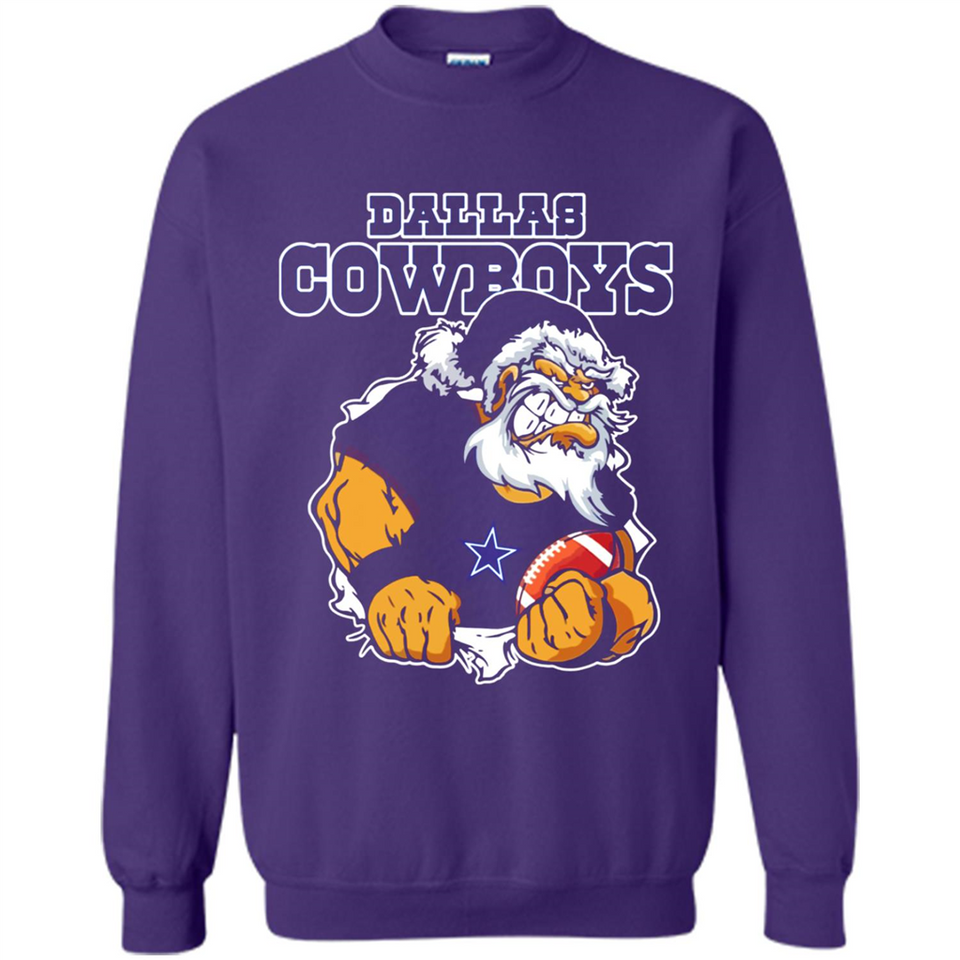 Grumpy Santa Claus Dallas Cowboys Football Team PINGPONG