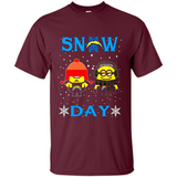 Snow Day Shirt For Los Angeles Chargers Vs Minion Fans pingpong