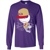 Jack Skellington The Nightmare Before Christmas-49ers Football - Long Sleeve T-Shirt