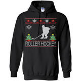 roller hockey Christmas ugly