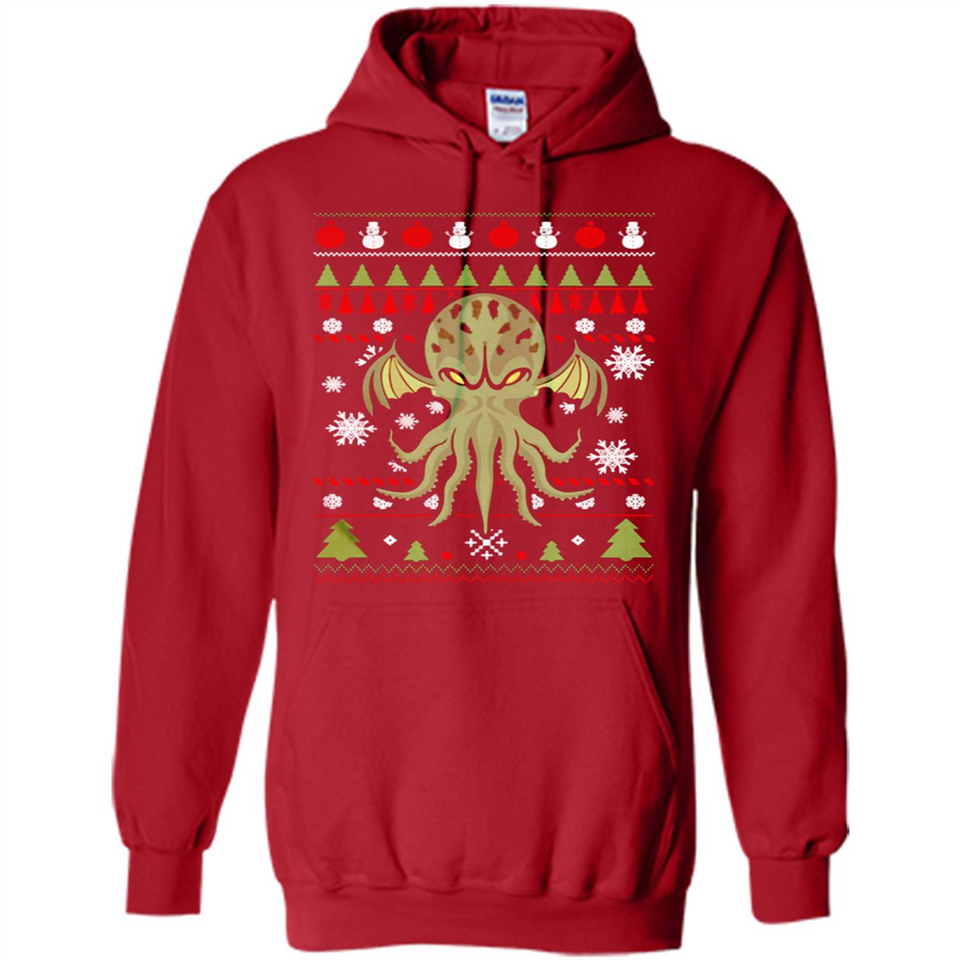 Octopus Ugly Sweater Christmas - Hoodie