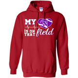 Northwestern Wildcats Football My Heart is on that Field - Hoodie